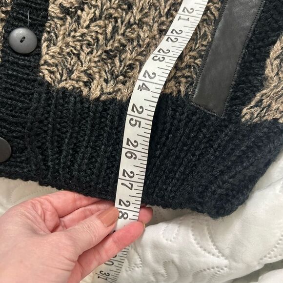 Vintage Forum Grandpa Sweater Cardigan Leather  Grunge medium 
Chunky Snowboard - Picture 12 of 14